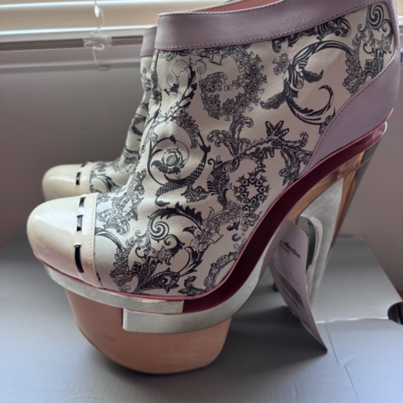 Versace Triple Platform Ankle Boot - Picture 3 of 6